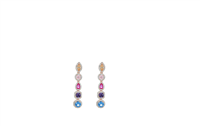 Orecchini Cuori Milano Donna in Argento Zirconia 24978620 - 24978620